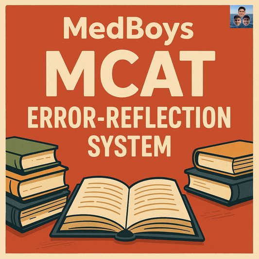 MedBoys MCAT Error Reflection System